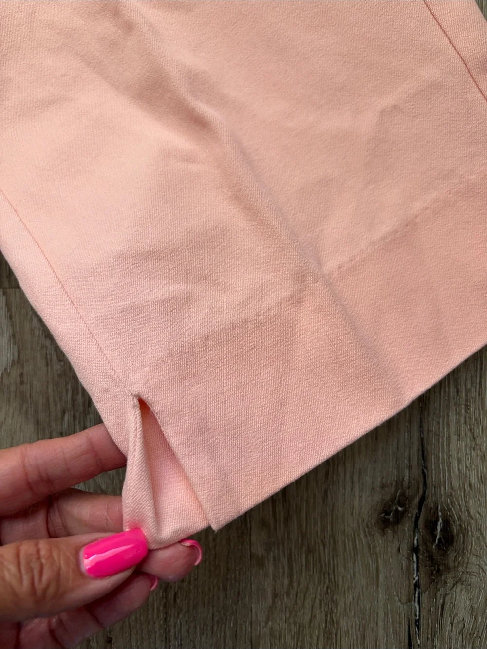 Lane Bryant Light Pink Cropped Tailored Pants - Picture 4 of 10